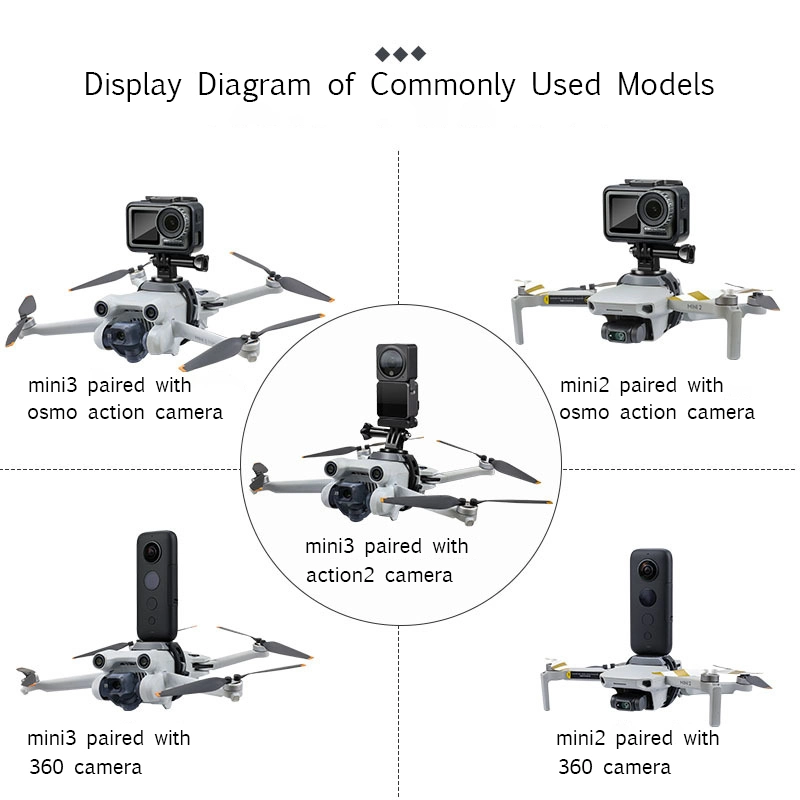 Mini 3/Mini 2/Mini Se/Mavic Mini/Mavic Air Expansion Bracket Adapter