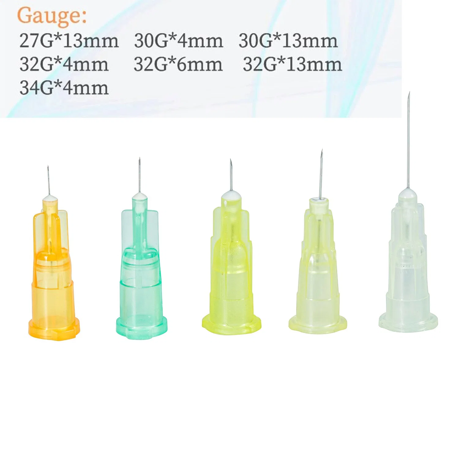 Factory Supply Disposable Sterile Meso 30 Gauge 6 mm Needle