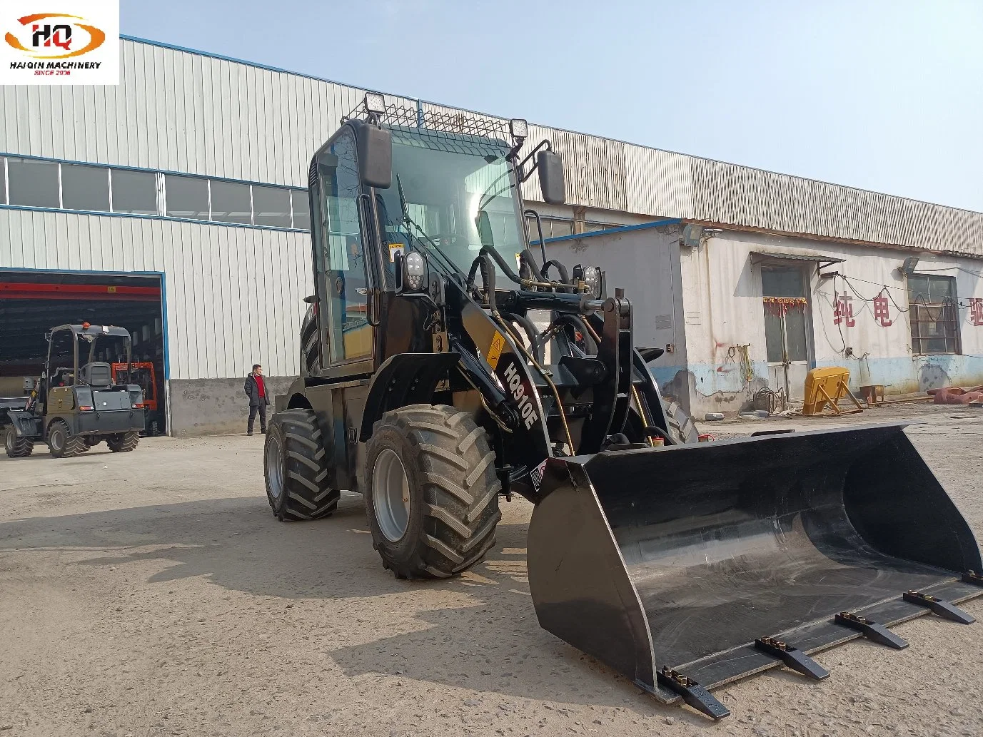 1.0ton Small Electric Shovel Loader (HQ910E) with CE Approvel