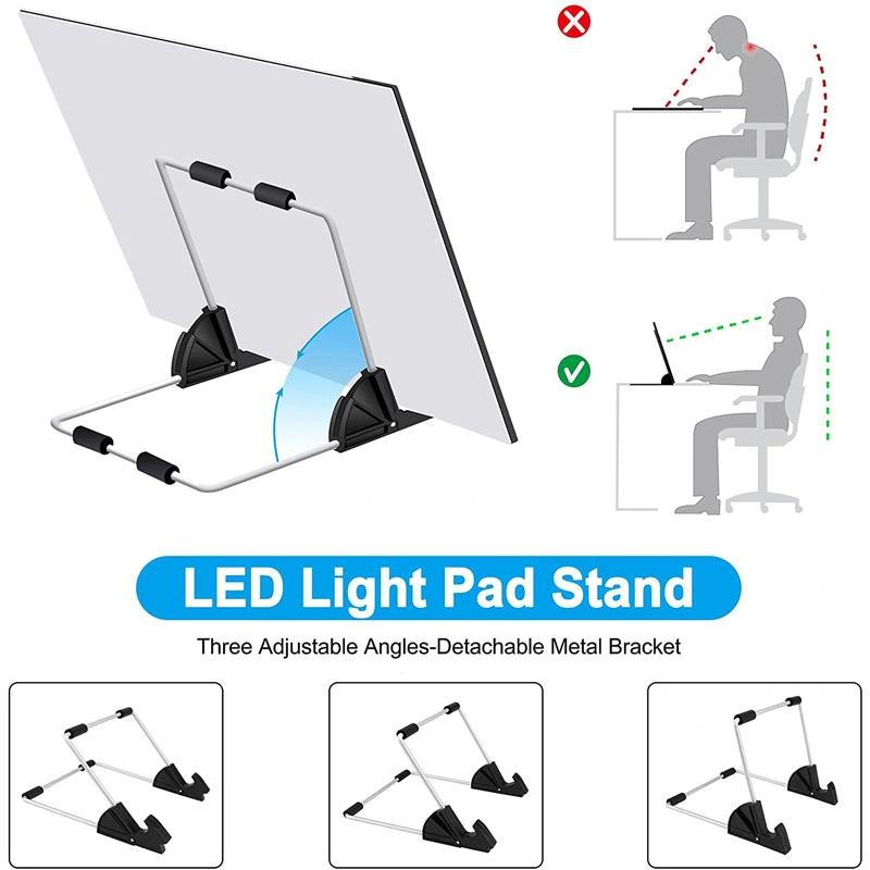 Kits de Teclado de luz A4, Conjuntos de ferramentas Diamond Kits de ferramentas de pintura, desenho de uma placa de LED4 Diamond ferramentas de pintura, Broca total 5D Diamond Arts Artesanato