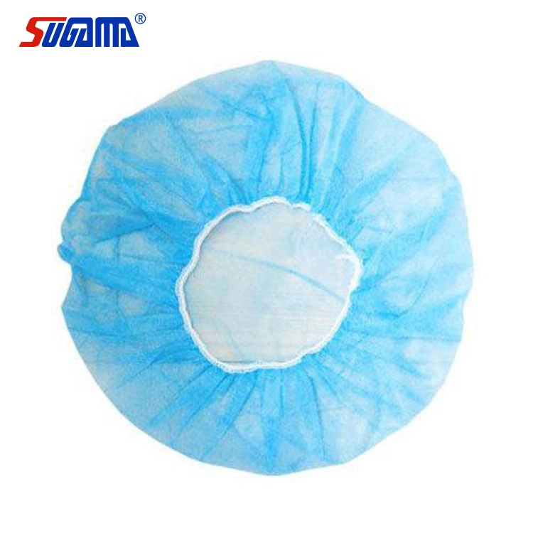 Non Woven Plastic Bath Shower Medical Disposable Bouffant Cap