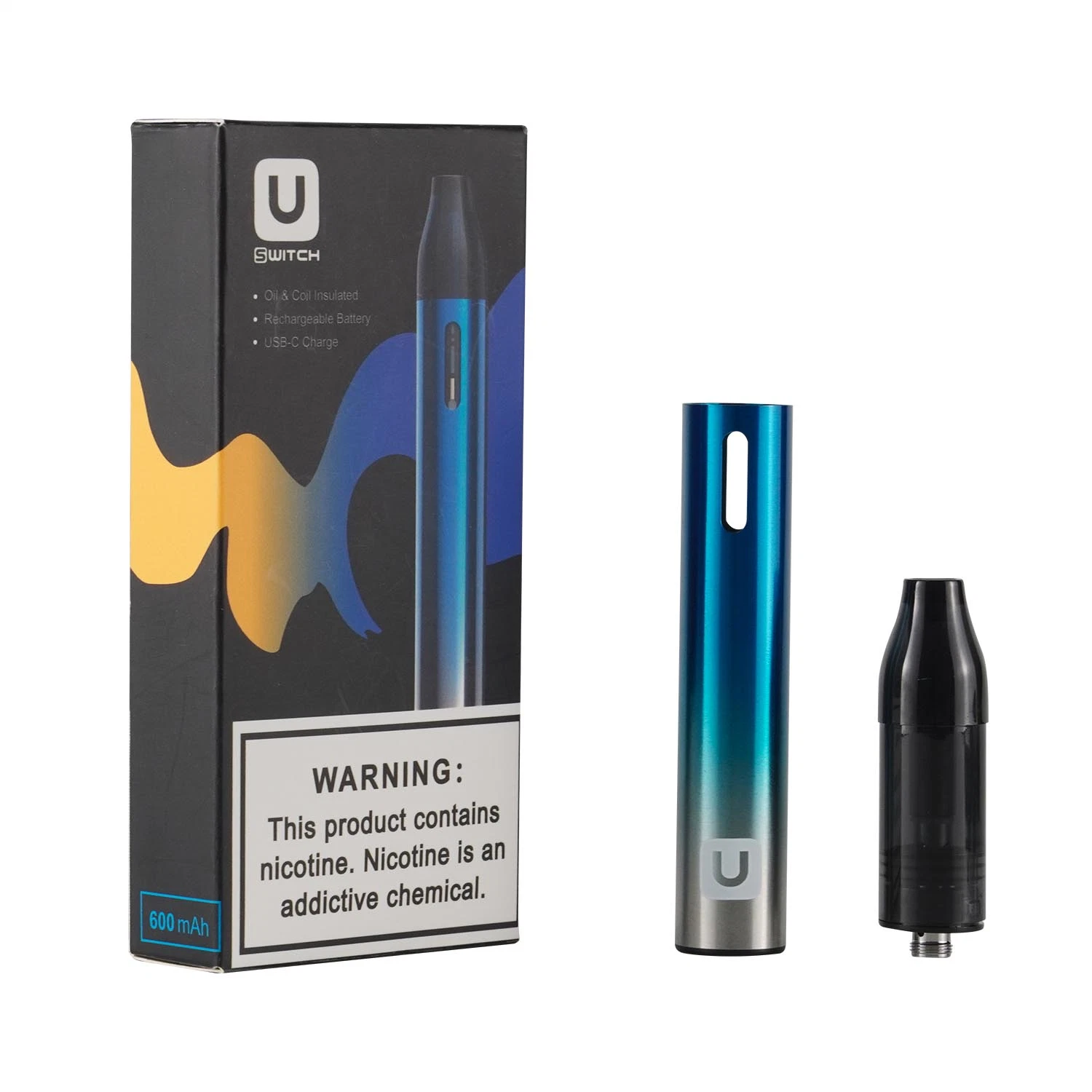 Un VAPE recargable vale tres E-cigarrillos desechables reemplazable Pod Sistema de cigarrillos electrónicos con mejor sabor en los tres primeros Vainas