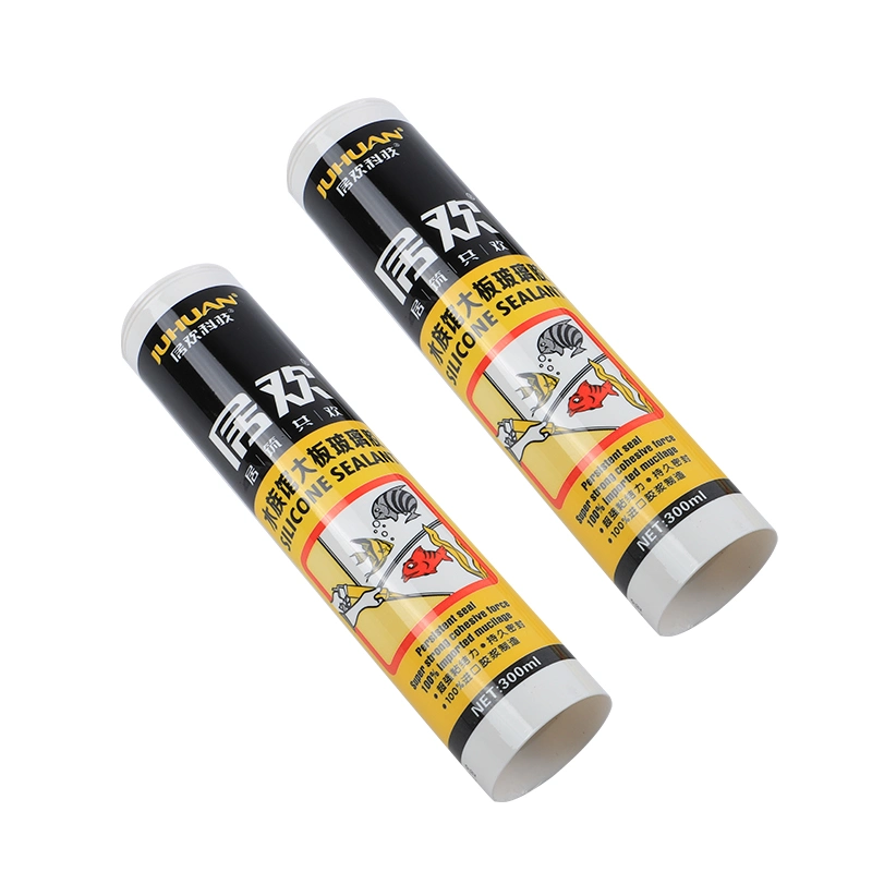 Cheap Price Acid Glass Glue White or Black Acidity Silicone Sealant