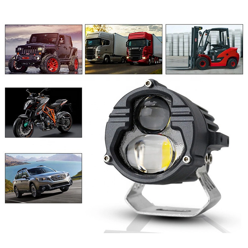 60W 6000lm LED Moto Mini-trabalho luz de condução para ATV Auto acessórios do veículo