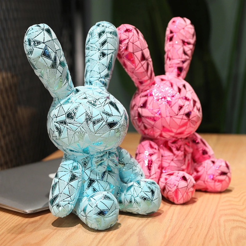Nouveau design de bonbons cadeaux Peluches farcies de lapin en peluche