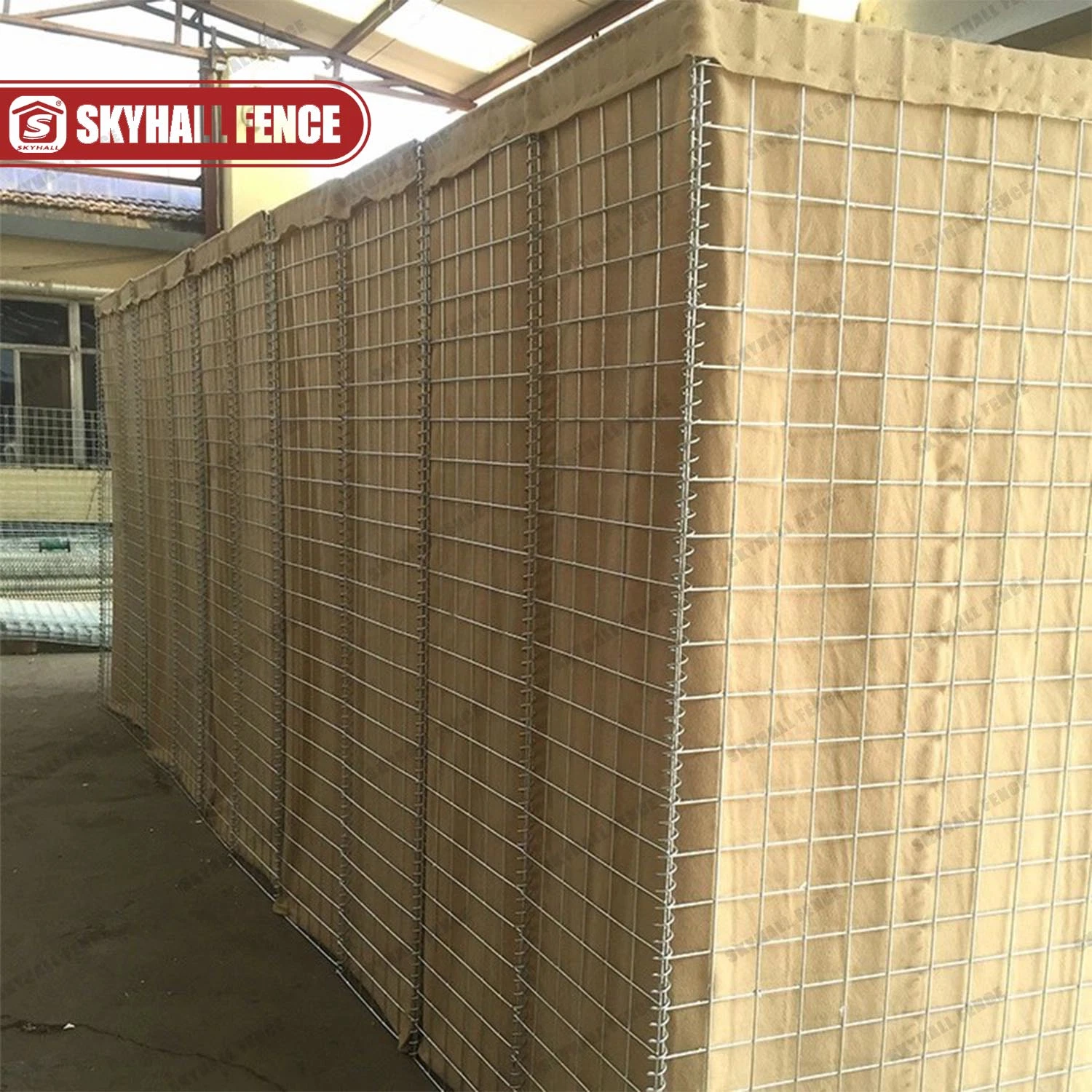 Blast Protection Barrier Military Use High Security Welded Defensive Barrier Bastion Barrier