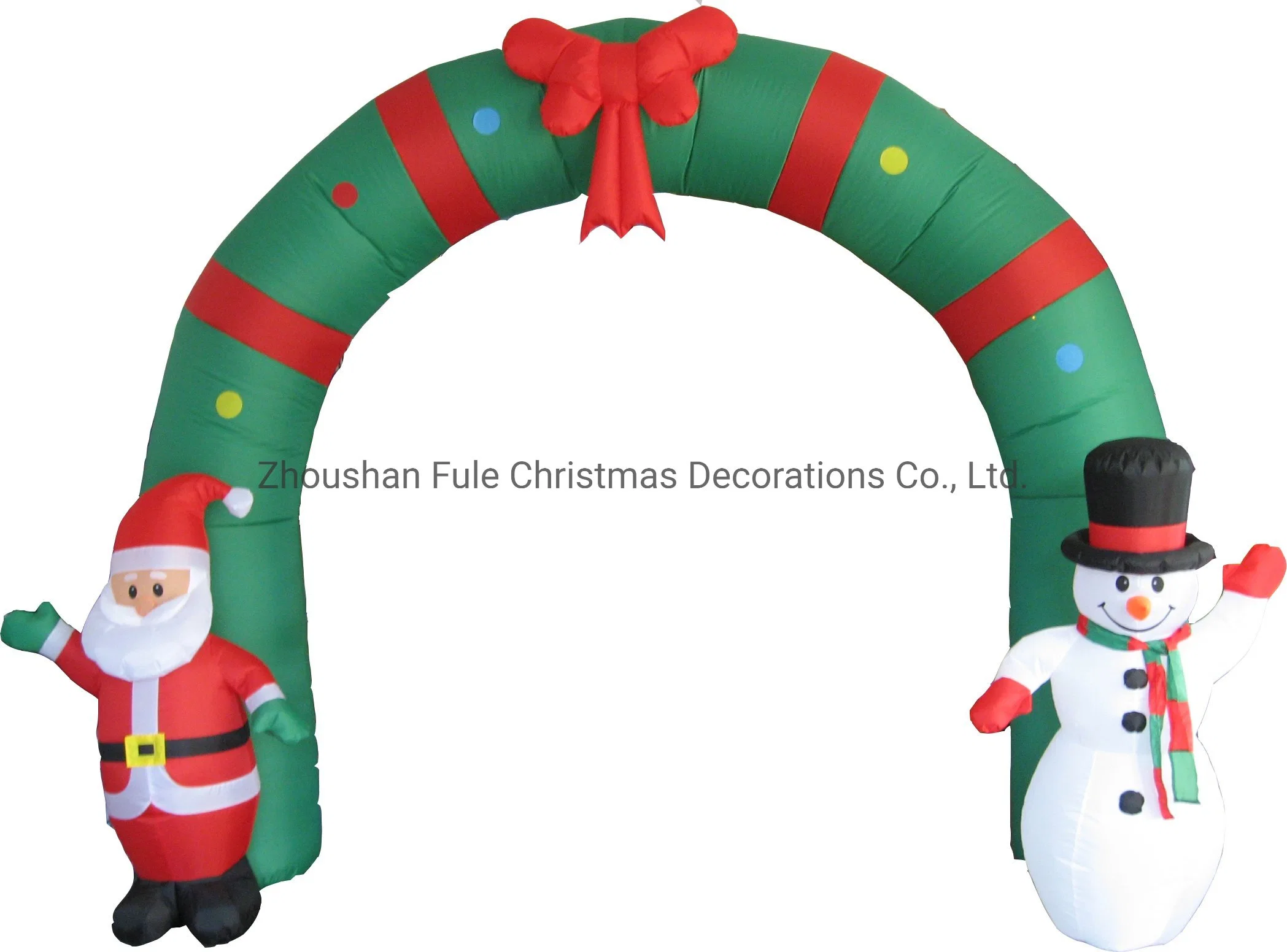 Arco inflable gigante de Navidad para decoración del hogar.