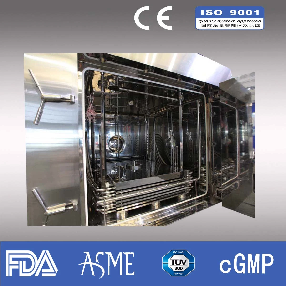 Automatic Control PLC Fruit Vacuum Freeze Drying Machine