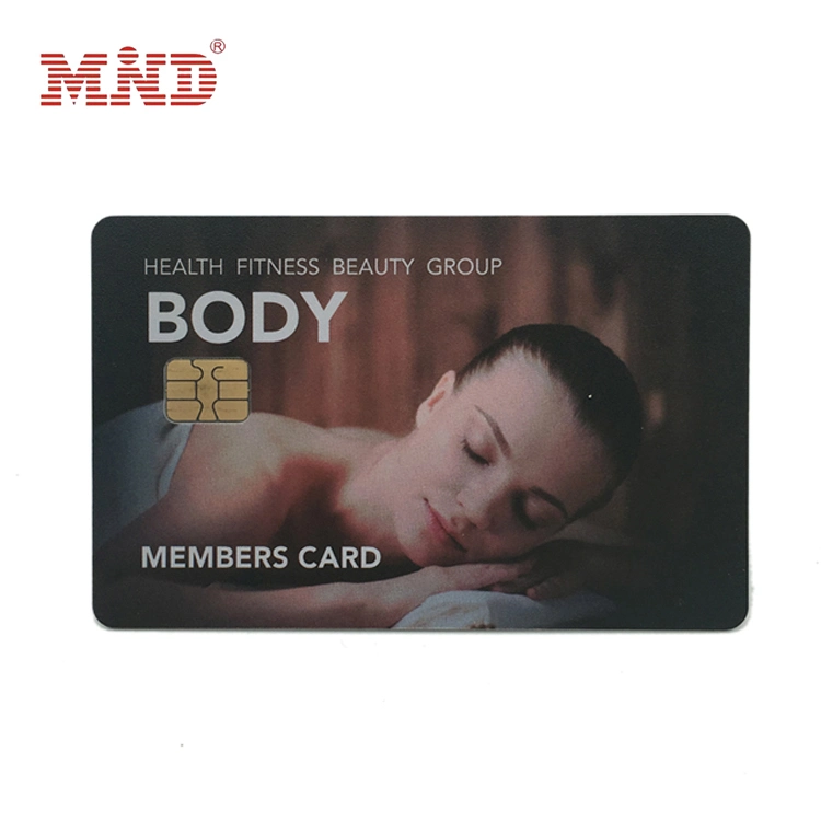 Contact Chip Card RFID IC Smart Chip Custom Printable Contact Chip PVC Card