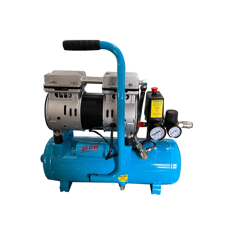 Fixtec China Manufacture 550W 10L 0.7HP Portable Industrial Outstanding Oil Free Air Compressor Machine