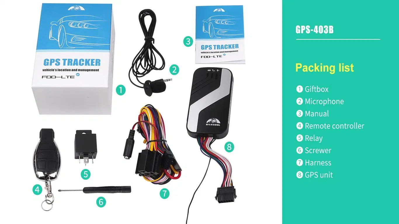 4G de mejor venta rastreador de GPS en Colombia con sos