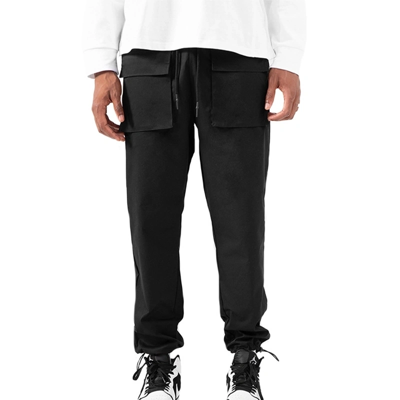 Stylish Young Men's Fashion Cargo Pants Unique Pocket Loose Style Trouser