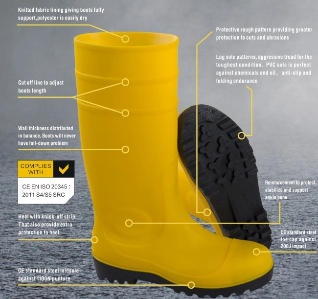 High quality/High cost performance Japan Market Middle Cut PVC Rain Boots