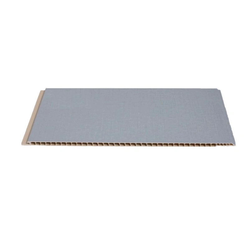 Flat Decorative Material Waterproof Fire Resistant Wood Plastic PVC Wall Board