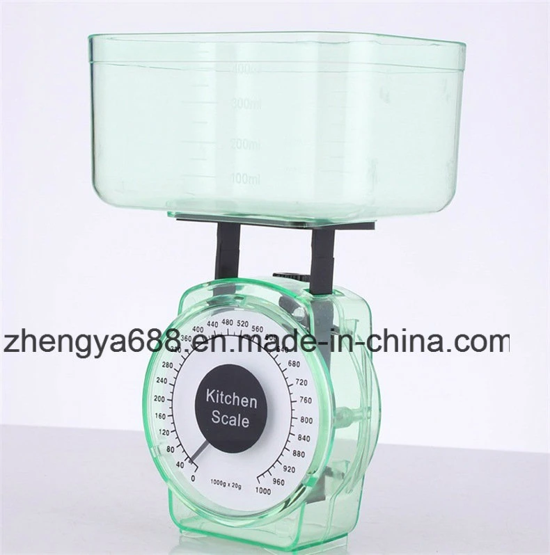 1kg PS Plastic Mechanical Kitchen Food Scale