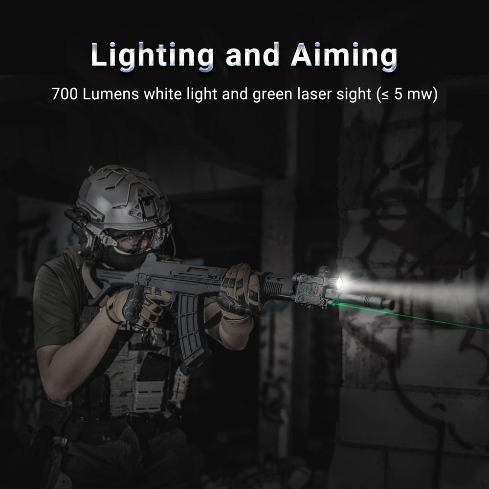 700 Lumens 5MW Green Laser White LED with Tactical Remote Switch Nextorch Weapon Mounted Light Gun Light Wl60