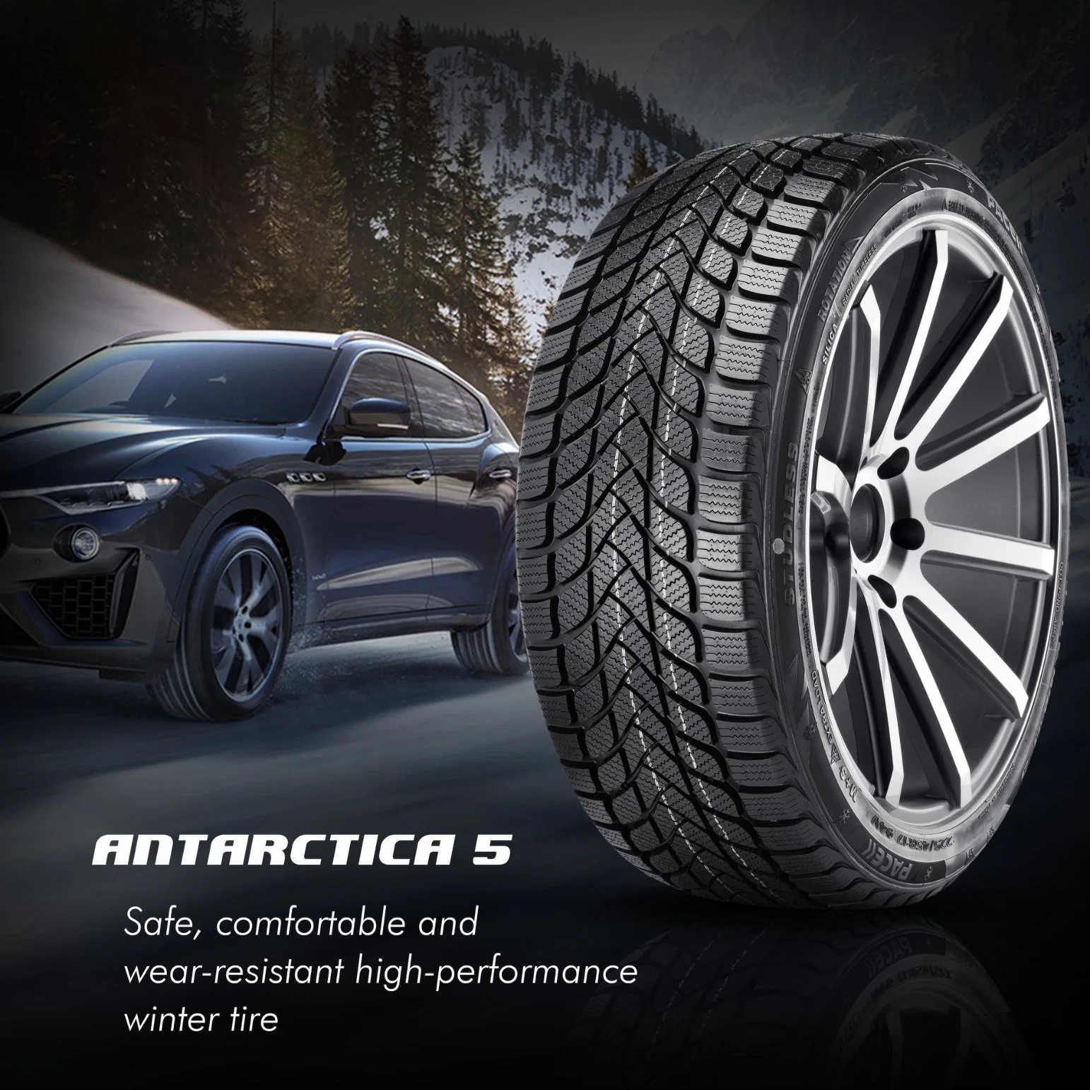 La mejor marca de neumáticos chinos ritmo Zeta 1 PCR de la calidad de los neumáticos Run Flat Neumáticos con clavos neumático nuevo neumático de invierno en el monte de tamaño 4X4 neumáticos 205/40ZR17 195 65 15 185 65 14 215