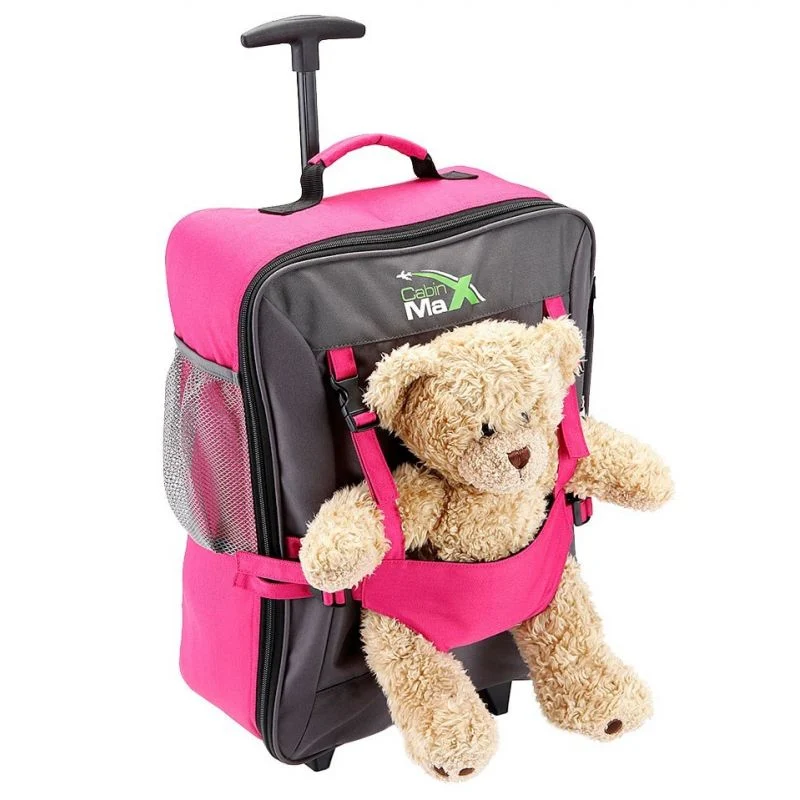 Travel Luggage Bear Childrens Luggage Carry on Trolley Suitcase Trolley Bag