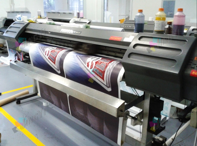 CMYK-Vollfarbedruck hochauflösender Digitaldruck Werbedisplay Banner, Wandaufkleber, Fensteraufkleber