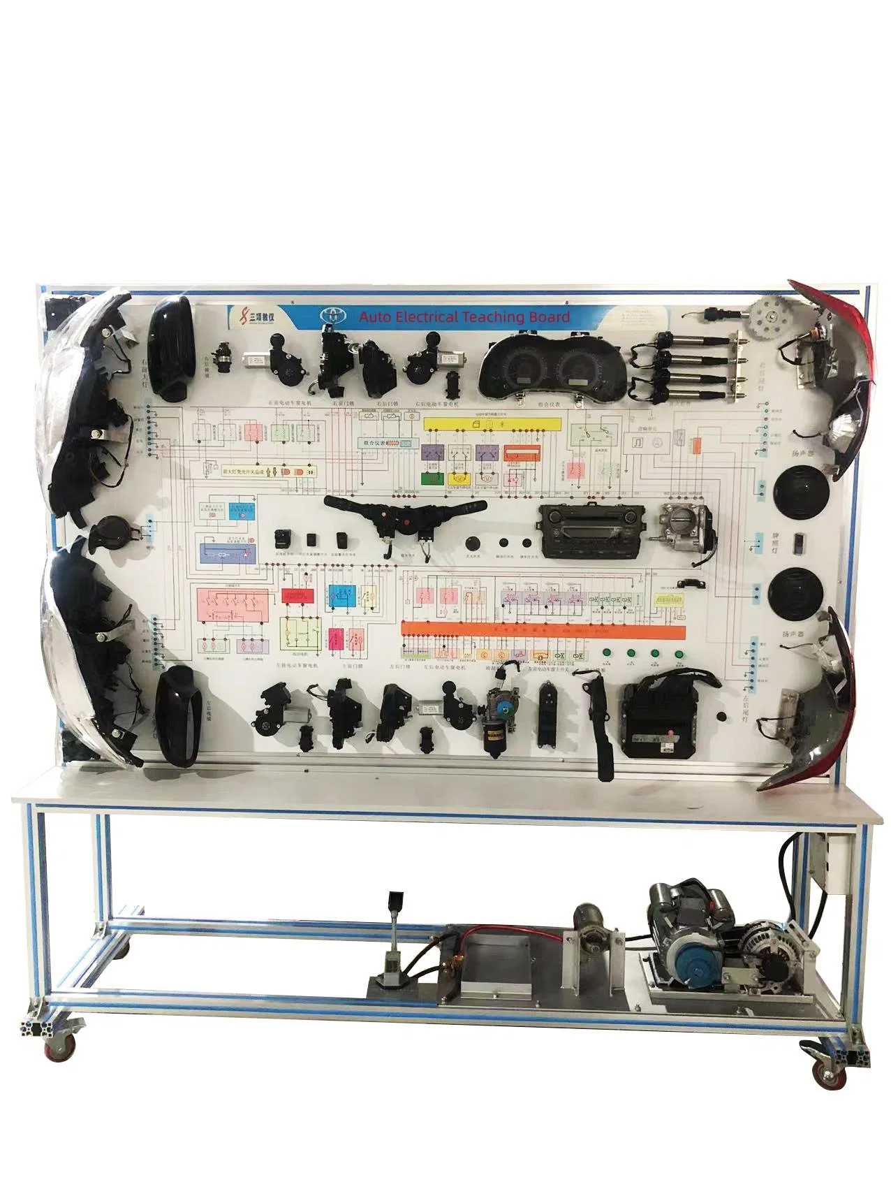 Carrera Auto Electrical لوحة الرسم التخطيطي الكهربائية معدات تعليمية للكلية