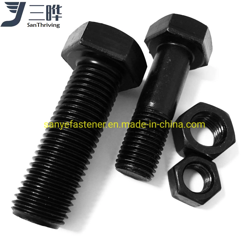 Standard Bolts Carbon Steel Hex Bolt and Nut