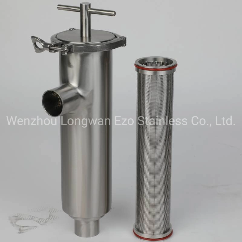 Stainless Steel Food Grade Wire Mesh L Type Side Entry Filter Strainer for Beverage