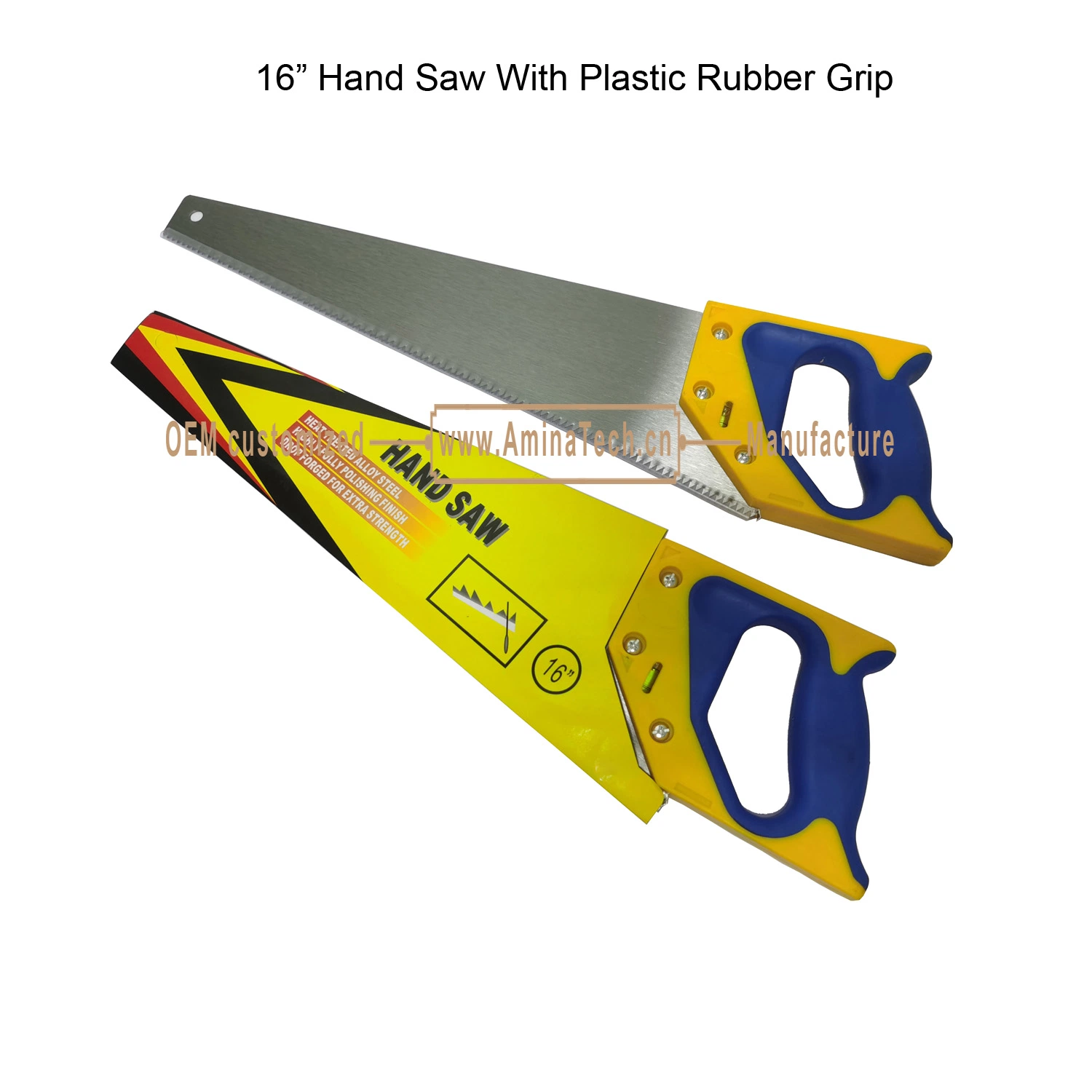 16&rdquor; Hand Saw With Plastic Rubber Grip,Hand Tools,garden tool