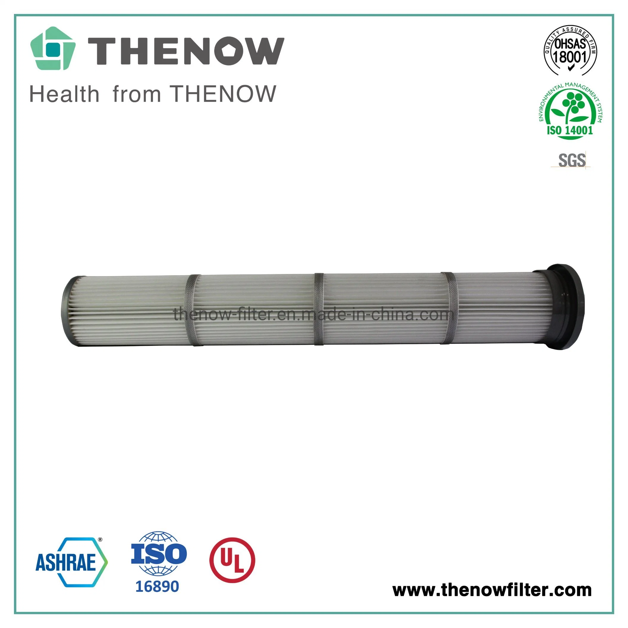 High Efficiency Pleated Bag Filter Cartridge for Pulse Jet Dust Collector