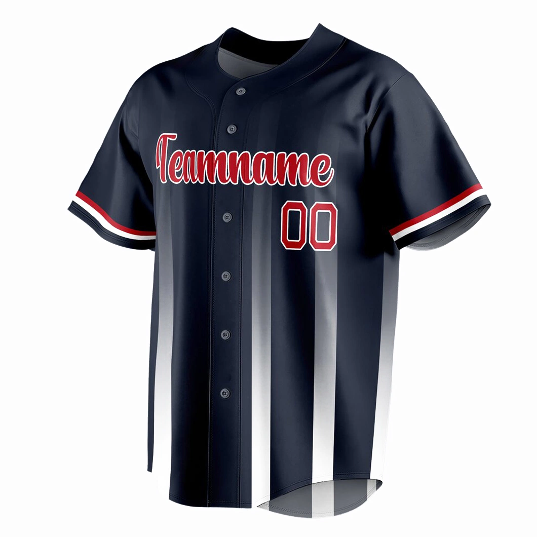 New Design Sportswear Customized Baseball Jersey Top Quality Direct Factory Made Comfortable Baseball Jersey