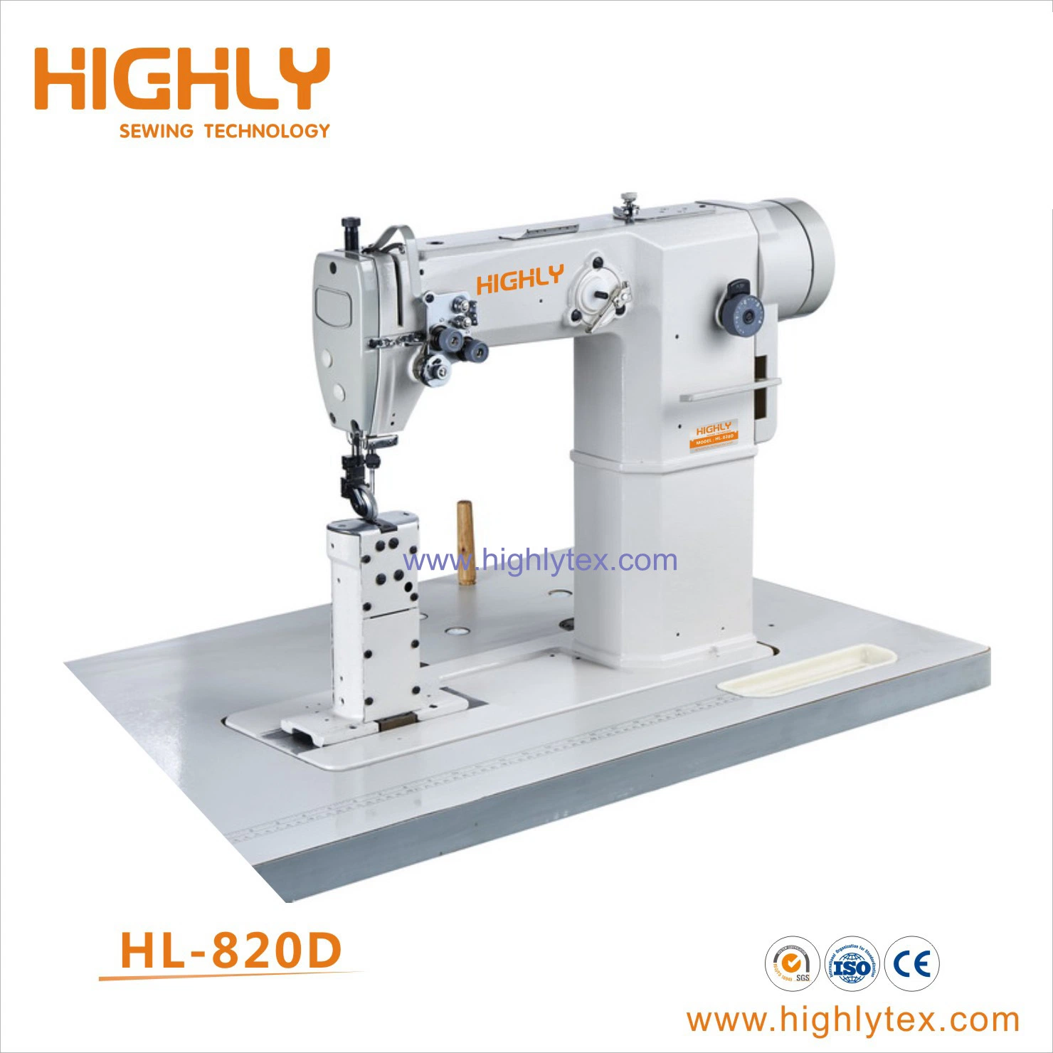 Hl-820f Post Bed Heavy Duty Shoes Sewing Machine