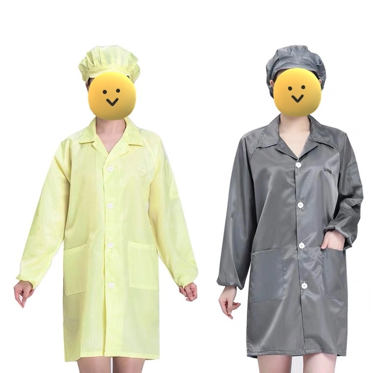 ESD Smock Antistatic Clothes Cleanroom Garment Lab Coat