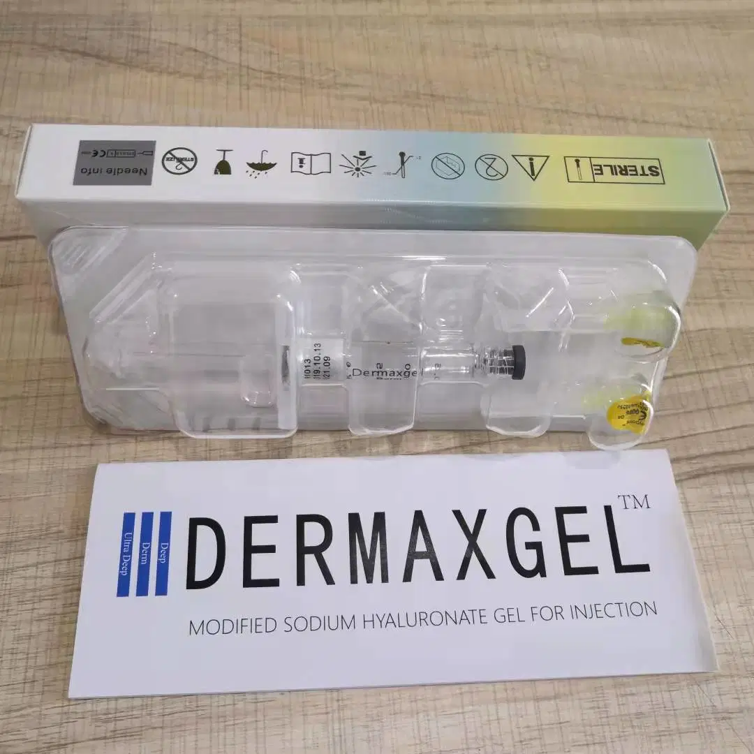 Ácido hialurónico com ligações cruzadas CE Dermaxgel de enchimento profundo de 1 ml anti Enruga