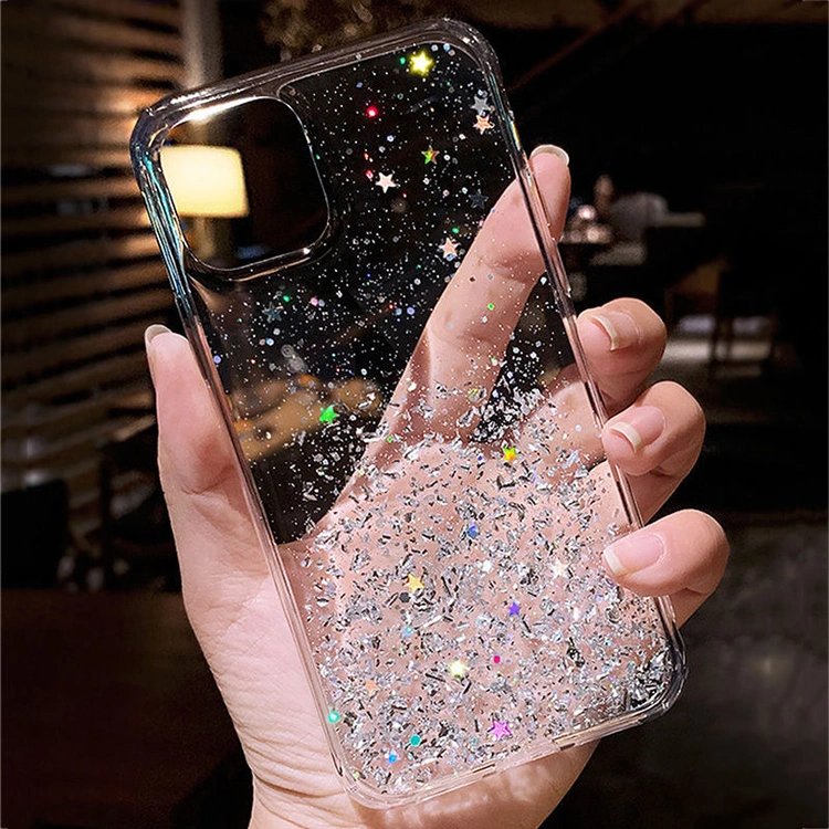 Hot Selling Fashion Glitter Shining Star Women Girls Mobile Phone Case for iPhone Xr iPhone Xs Max iPhone X/Xs