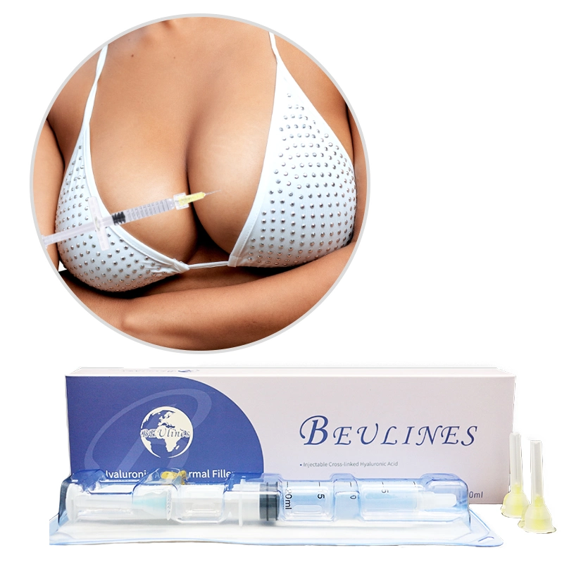 Hyaluronic Acid Hydrogel Ha Dermal Filler Cross Linked Big Sexy Breast Firming Buttock Enlargement Injection