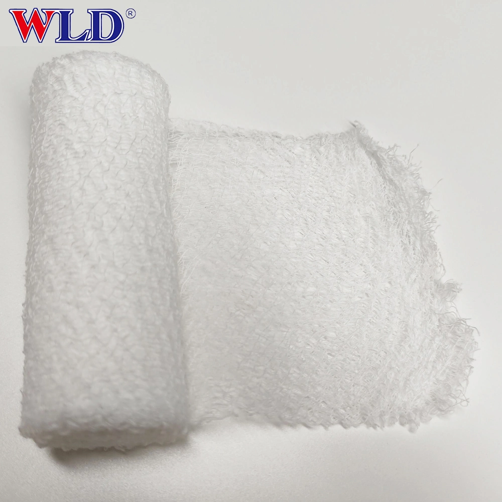 Sterile Pre Washed Surgical Fluff Bandage 8ply Blue White Surgical Fluff Bandages