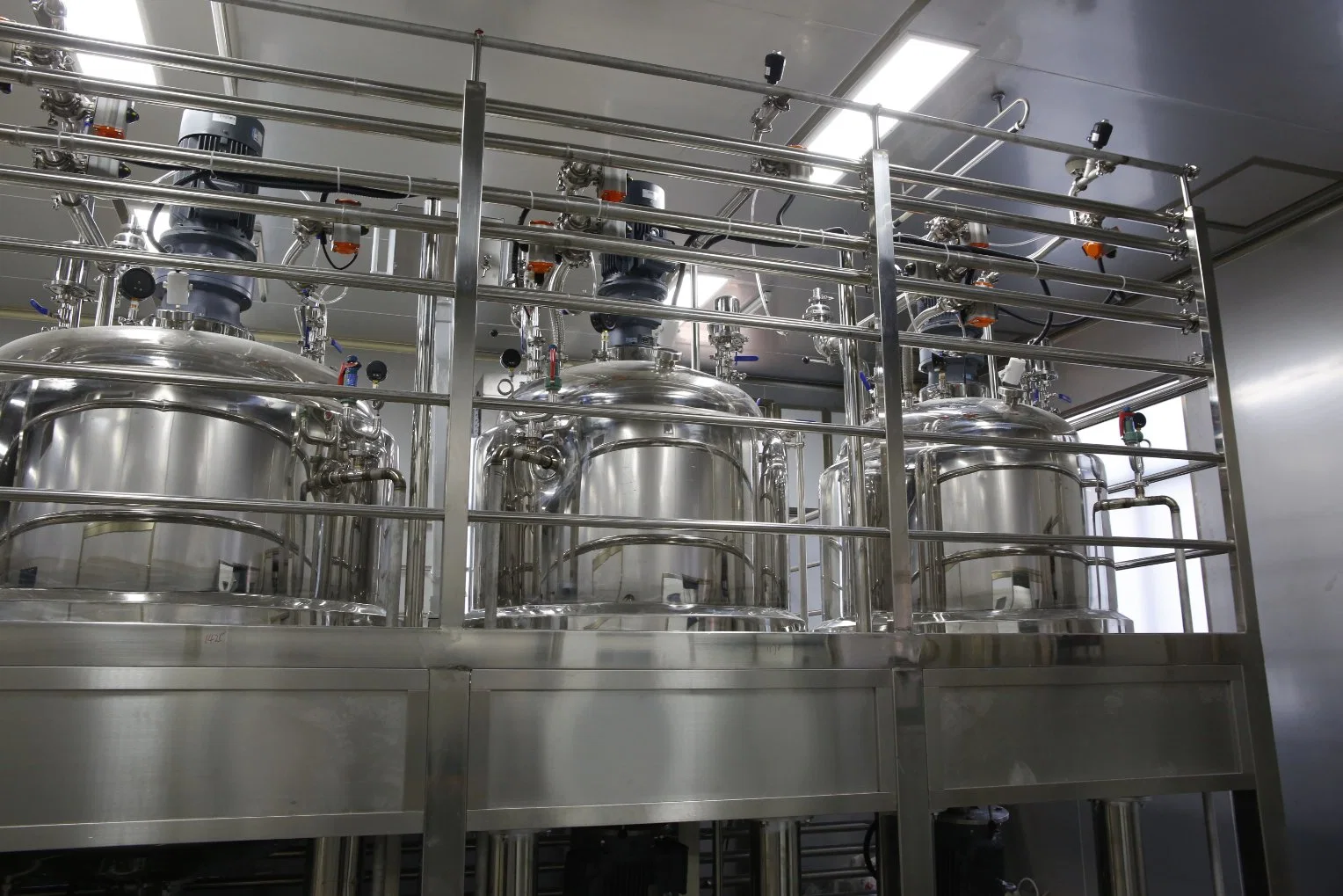 Jf Automatic Ointment Manufacturing Plant Fixed Vacuum Emulsifying Mixer Pharmaceutical Machinery