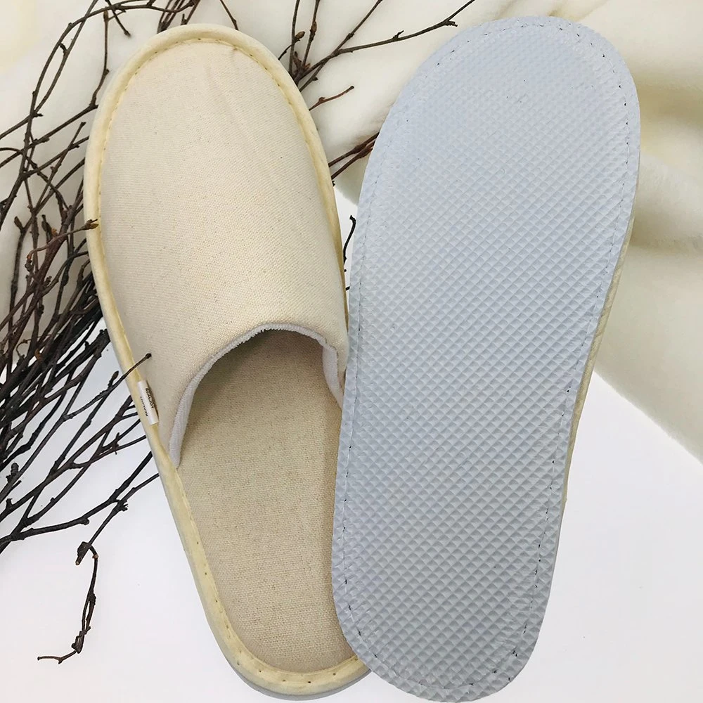 OEM Personalized Luxury SPA Hotel Travel Indoor Guest Disposable Terry Slippers