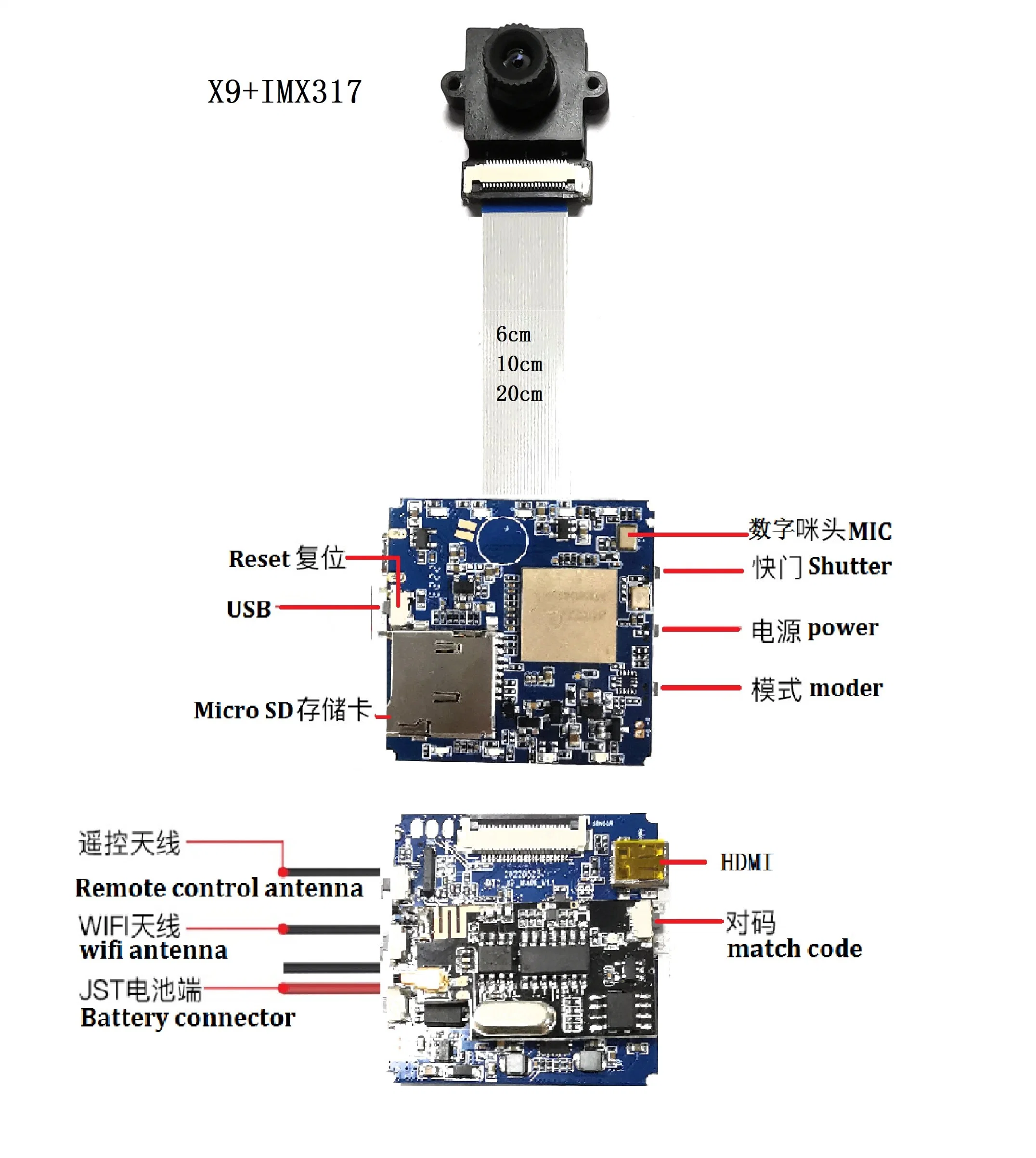 4K Ultra HD WiFi Mini caméra CCTV Version mise à niveau de détection de mouvement sans fil Nanny Cam jusqu'à 256 Go de la sécurité WC008X9