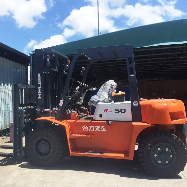 Small-Sized 5ton Diesel Forklift Cpcd50 Diesel Forklift Cpcd50 Container Lifting Equipment