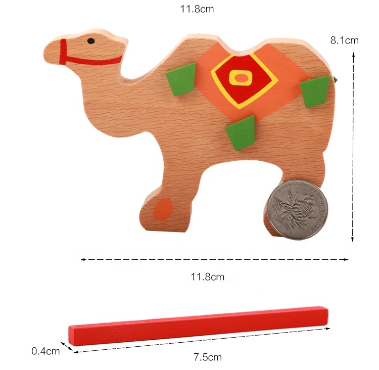 Hot Sell OEM Education Toys for Kids Wooden Animal Elephant Camel Balance Game Wooden Toys