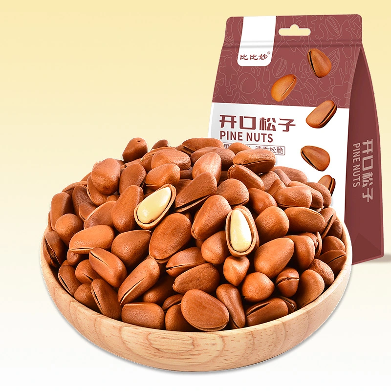 الجملة 100 Pure Natural مفتوح Pine Nut Roasted Nut الوجبات الخفيفة صنوبر في شل