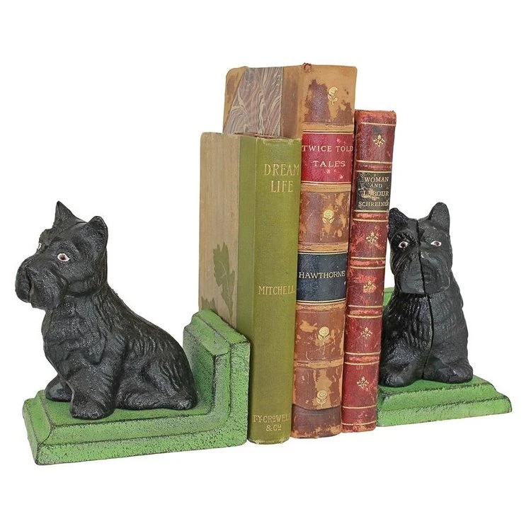 Resin Charm Animal Sculptural Personalized Bookends Home Office Decor