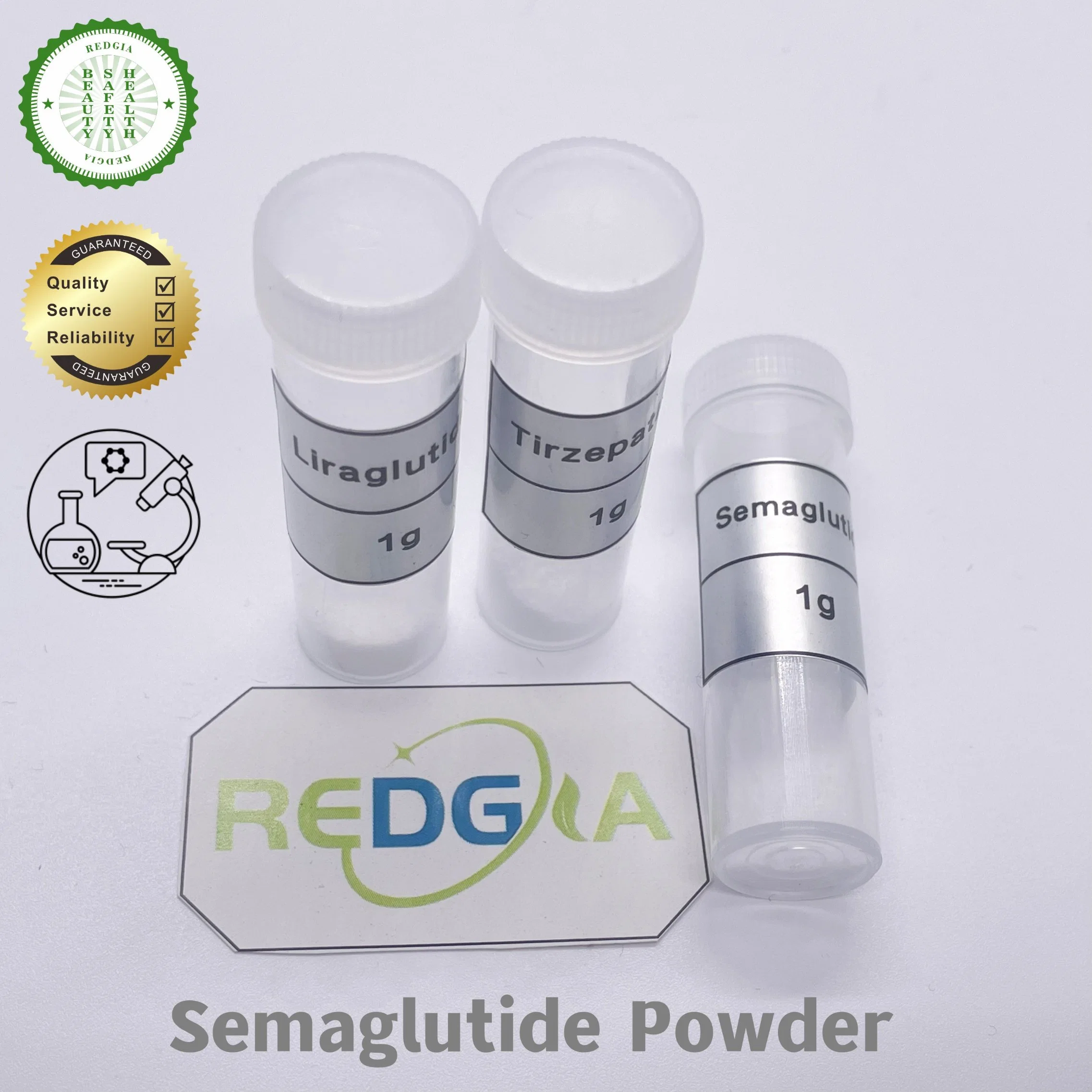 99% Poudre brute pharmaceutique de peptides GLP-1 Semaglutide Tirzepatide Retatrutide en poudre 2mg 5mg 10mg pour la perte de poids CAS 910463-68-2