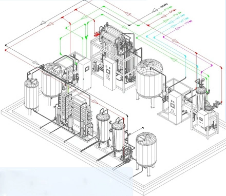 Water Purifier Treatment System Used for Electronics/ Medicine