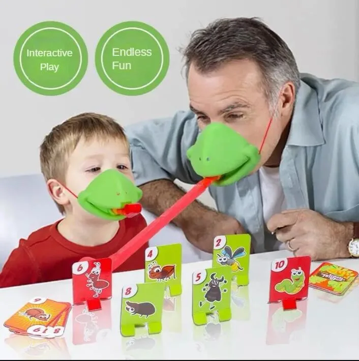 Laugh out Loud with The Frog Lizard Four-Player Card Party Game Toy