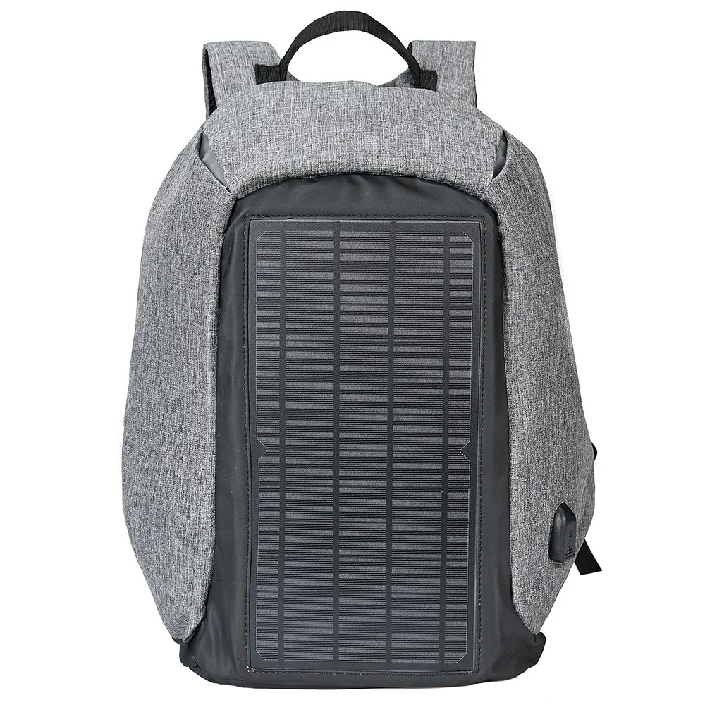 Wholesale Customize Solar Power Panel Backpack Bag with USB Charger Port (RS -ECE-681S)