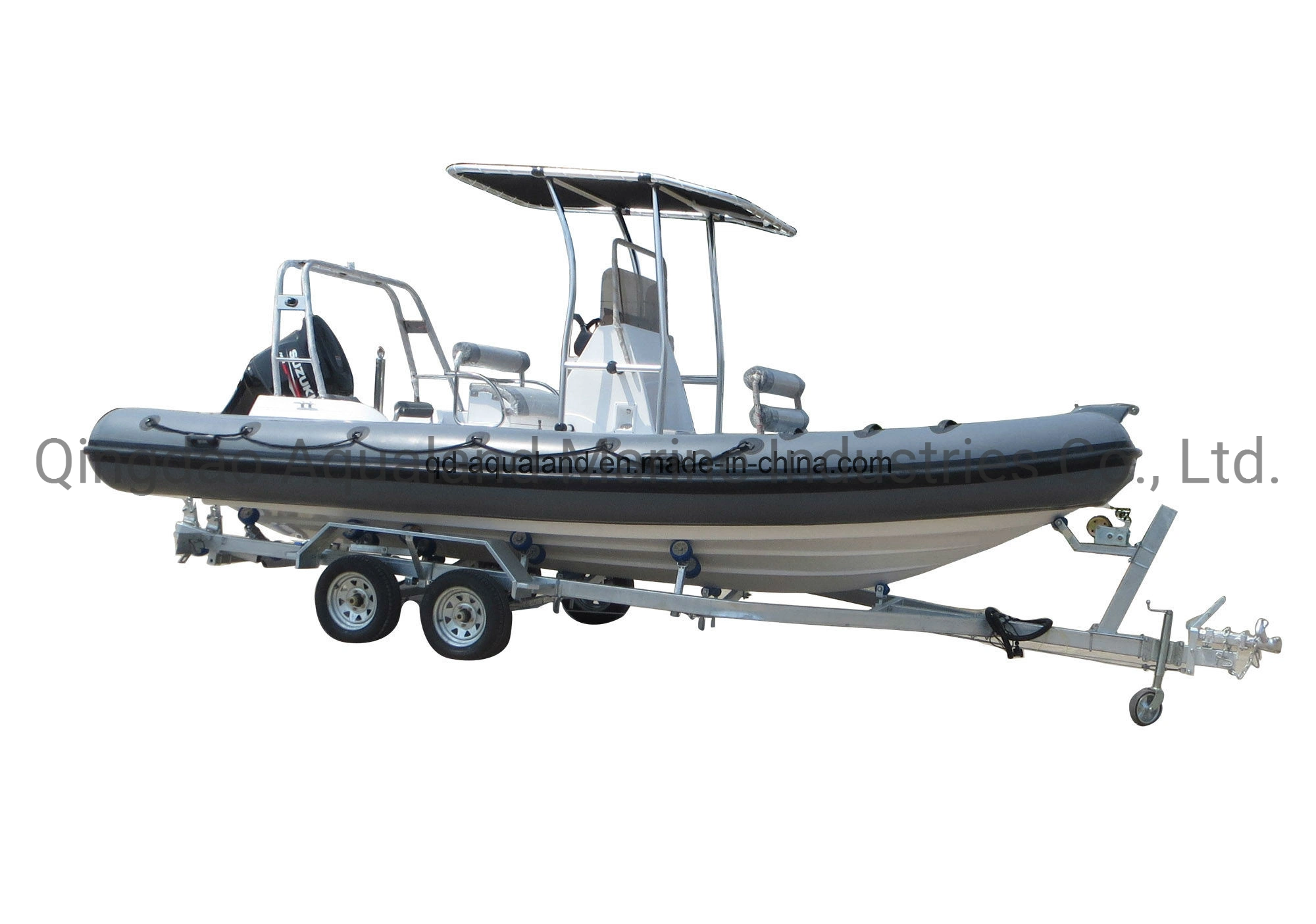 Aqualand 21feet 6.5m Rigid Inflatable Motor Boat/Rib Fishing Boat (RIB650B)