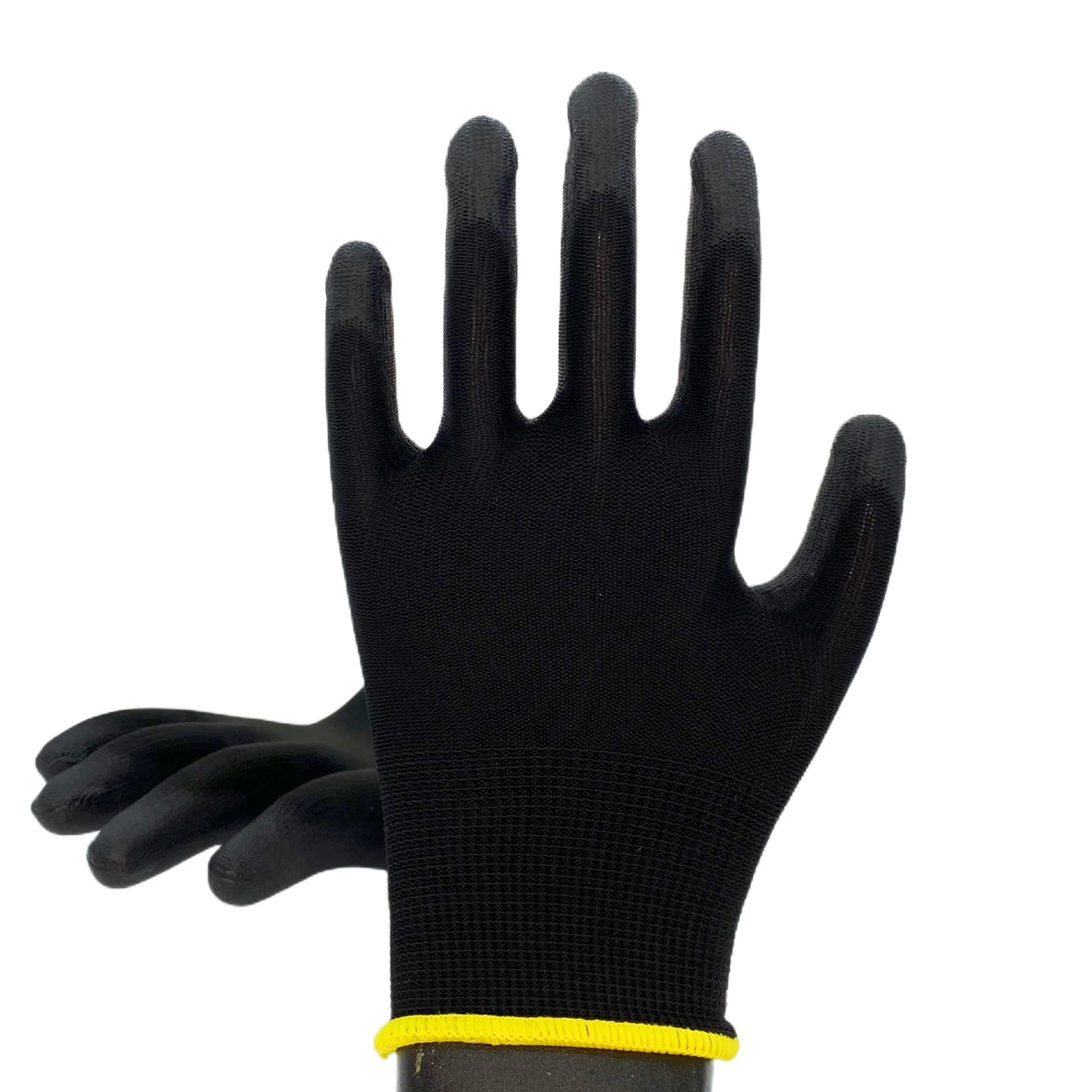 Factory Price En388 Black PU Anti Cut Hardware General Home Appliances Work Safety Gloves