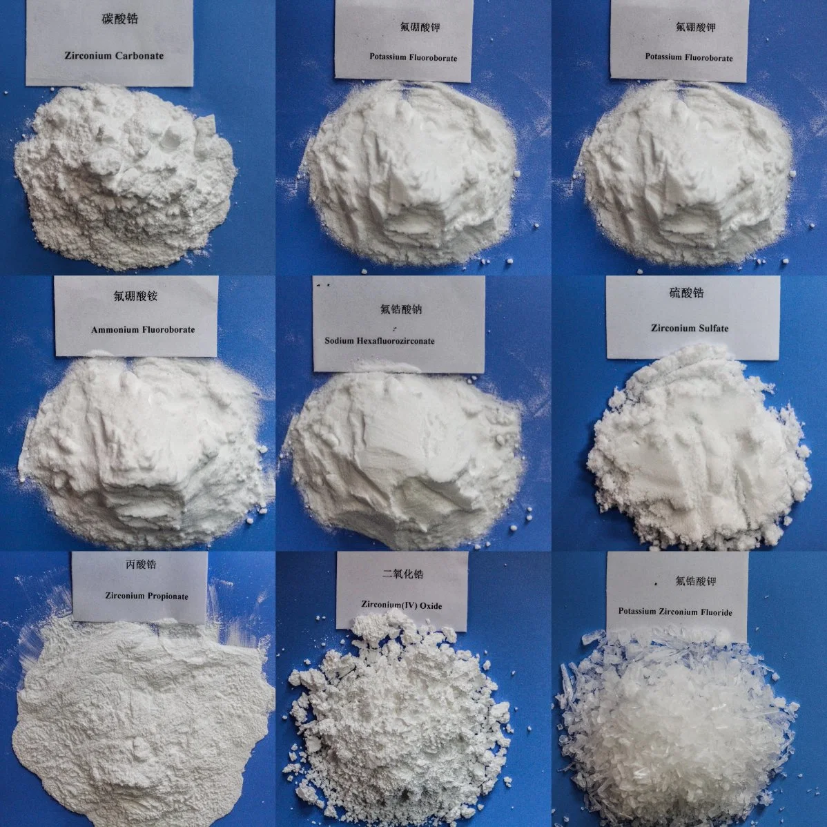 Matériau du catalyseur zirconate de l'hexafluorure d'ammonium