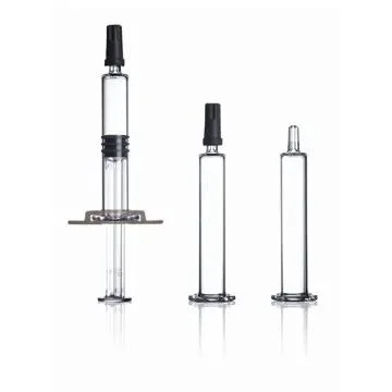 2,25ml 3ml de vidrio de borosilicato esterilizado de grado médico farmacéutica jeringa Luer Lock